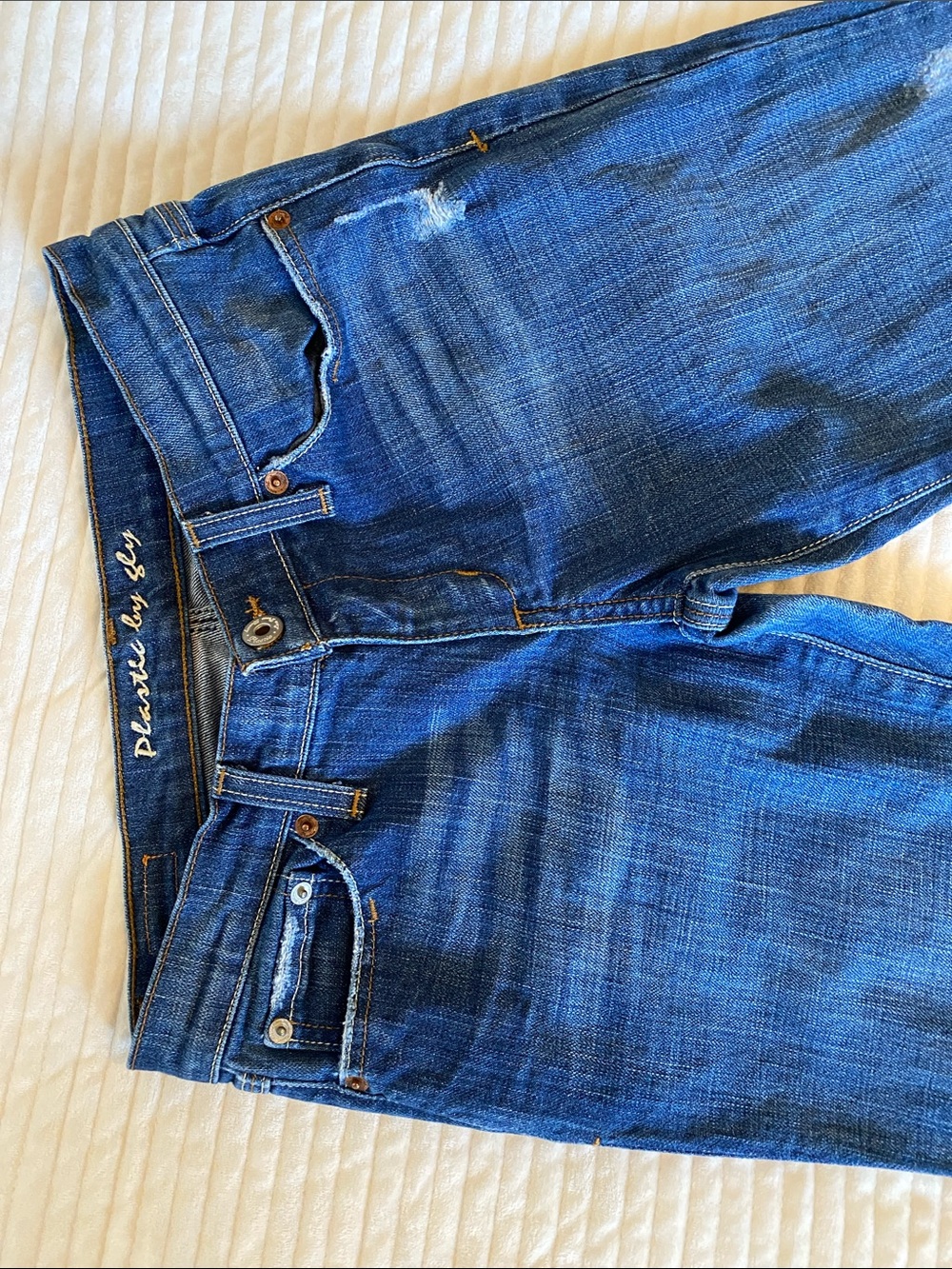 🌼 NWTO Plastic by Gly Jeans excellent condition size 5
